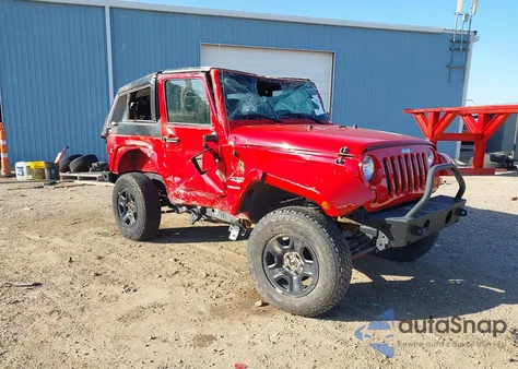 2012 Jeep Wrangler Sahara из США, поврежденный, VIN 1C4AJWBG7CL195807